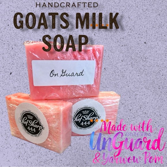 Hand Crafted Other - Goat's Milk Soap Handcrafted by me with Doterra OnGuard & Yarrow Pom